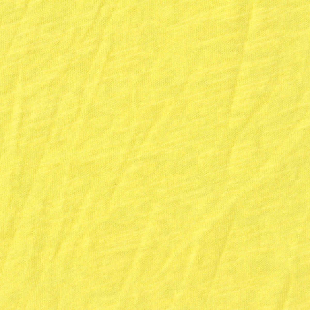 Slub 100% Cotton Jersey Knit Fabric, 130 gsm, 165 cm — Yellow