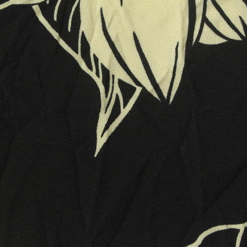 Black Leaves Knit, Polyester