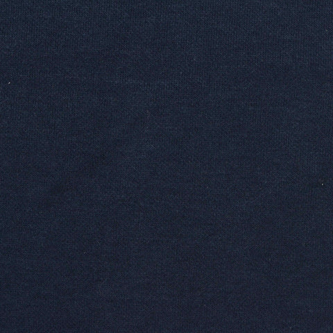 Polyester Cotton Sherpa Fleece Fabric, 360 gsm, 175 cm — Navy
