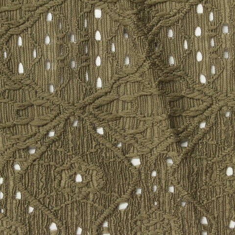 Olive Diamond Crepe, Polyester