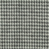 Black Houndstooth Jacquard, Polyester — texture