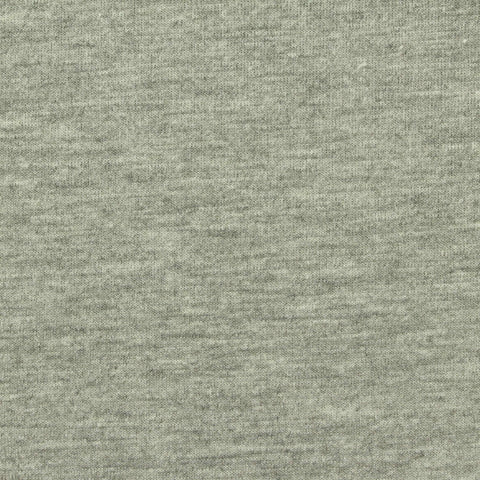 Light Grey-Green Marl French Terry, Poly-Viscose