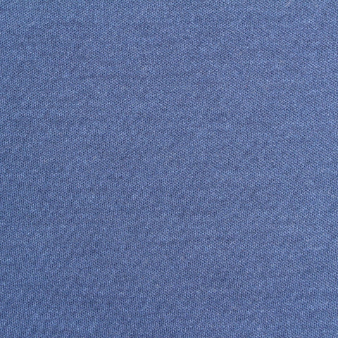 Heather Blue Marl Interlock Knit, Poly-Viscose