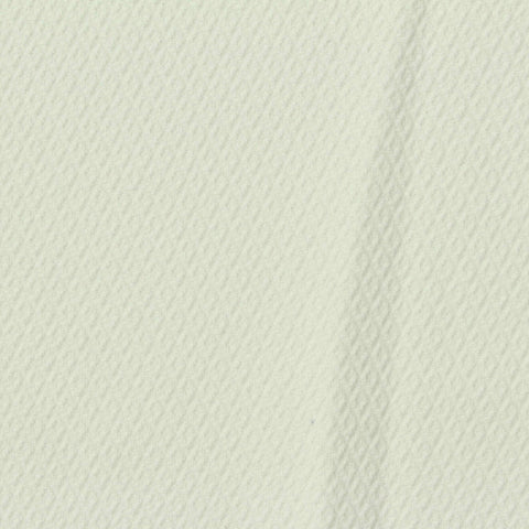 Jacquard Polyester Stretch Knit Fabric, 350 gsm, 150 cm — White