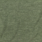 Green Heather Rib Knit, Poly-Cotton