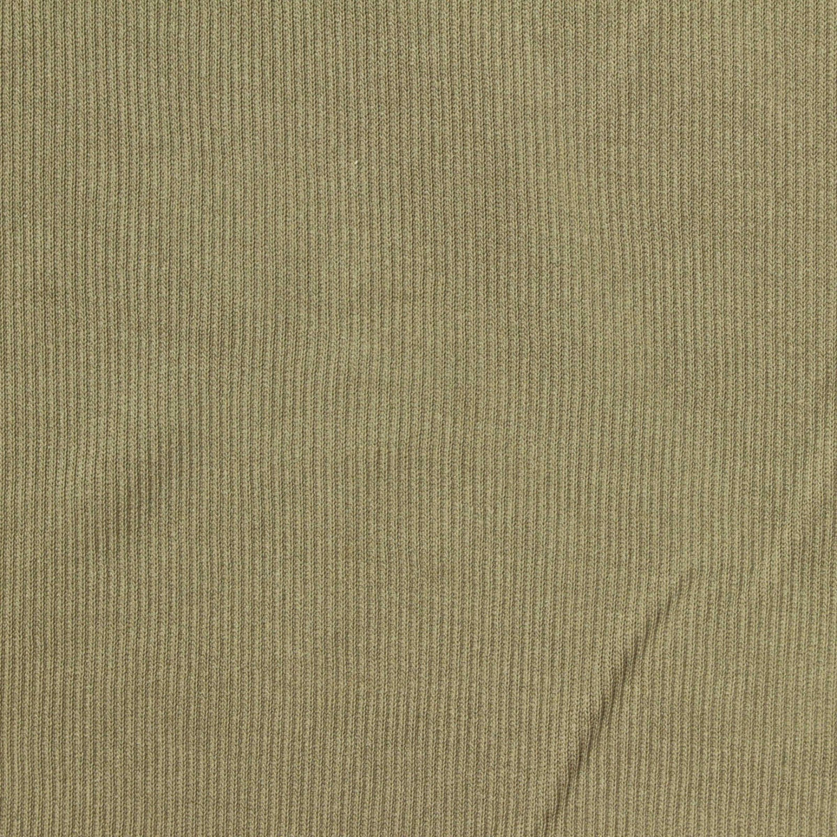Washed Modal Polyester Rib Knit Fabric, 180 gsm, 164 cm — Khaki