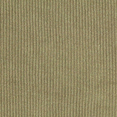 Washed Modal Polyester Rib Knit Fabric, 180 gsm, 164 cm — Khaki