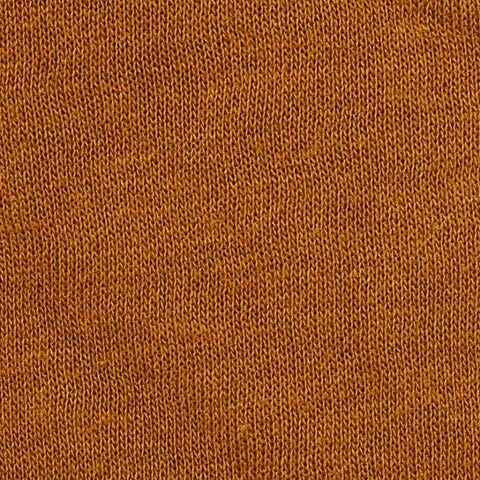 Brushed Polyester Cotton French Terry Fabric, 250 gsm, 180 cm — Orange