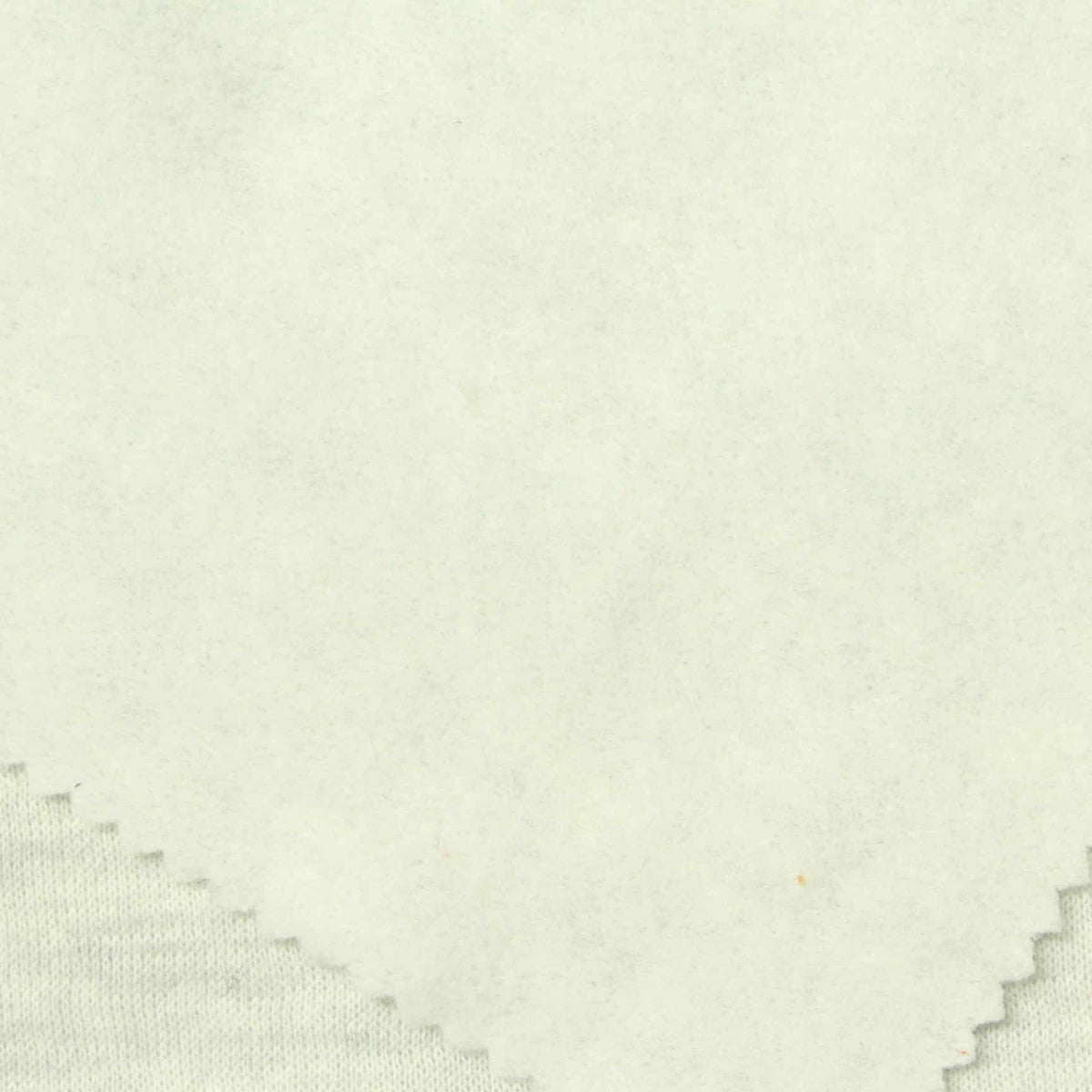 Brushed Polyester Cotton French Terry Fabric, 230 gsm, 180 cm — White