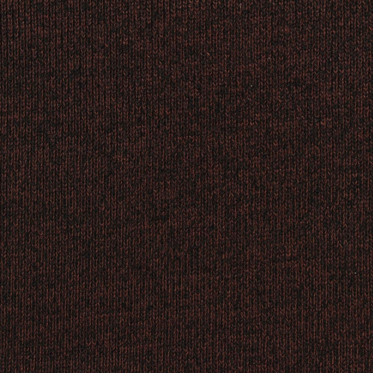 Dark Brown Heathered-Marl Rib Knit, Polyester
