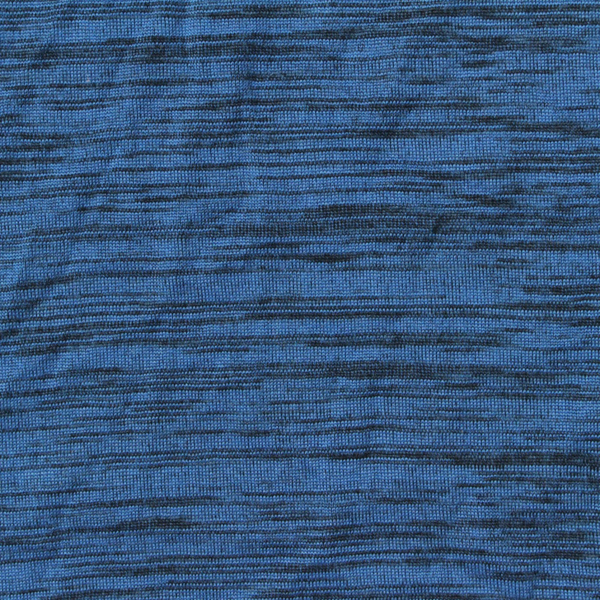 Blue Marl Jersey Knit, Polyester, 125 gsm