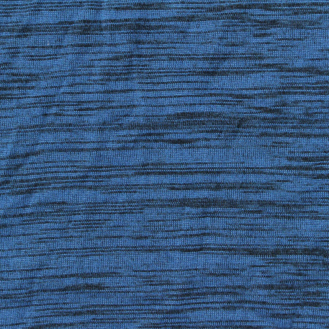 Blue Marl Jersey Knit, Polyester, 125 gsm