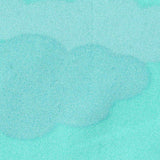 Light Blue Clouds Milk Silk Knit, Polyester — texture