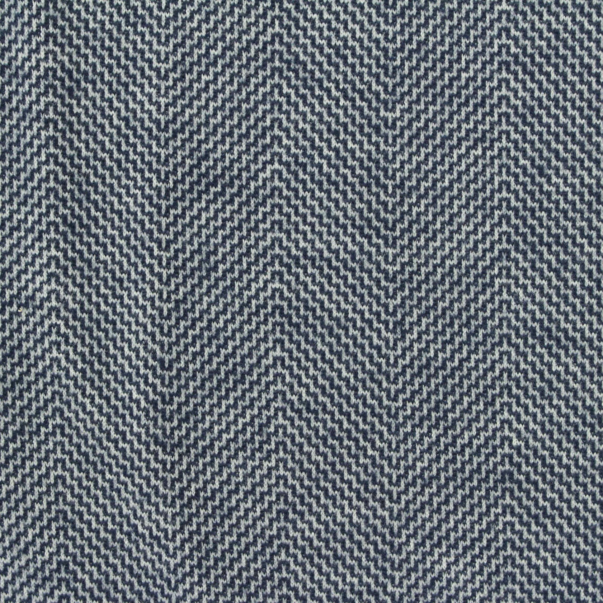 Navy Chevron Jacquard, Polyester