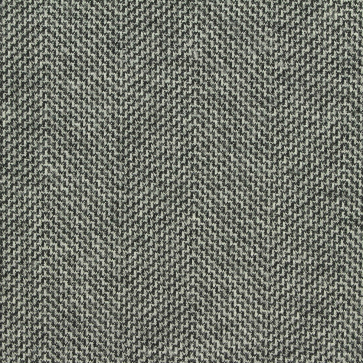 Black Houndstooth Knit, Polyester, 260 gsm, 185 cm
