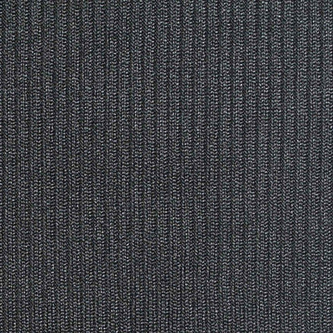 Polyester Stretch Rib Knit Fabric, 190 gsm, 170 cm — Navy