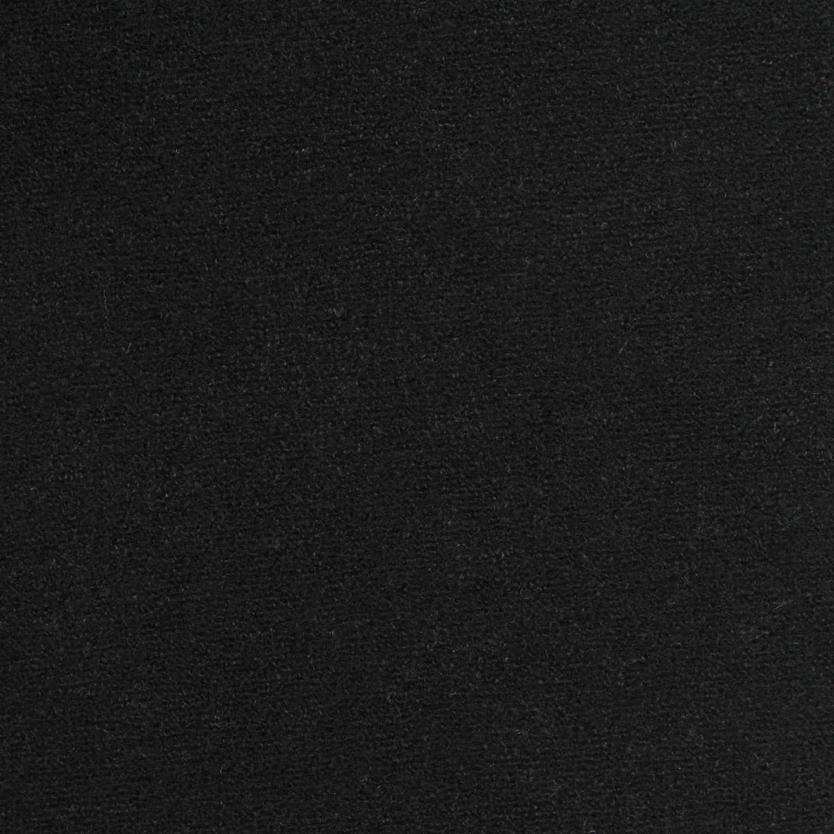 Polyester Stretch French Terry Fabric, 310 gsm, 190 cm — Black