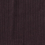 Brushed Polyester Stretch Rib Knit Fabric, 230 gsm — Brown