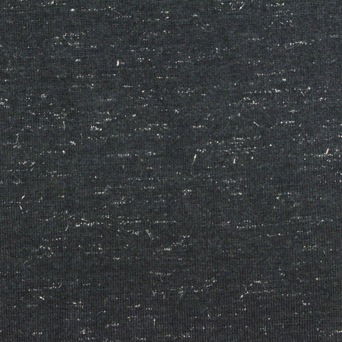 Dark Grey Marl Jersey Knit, Viscose-Poly, 200 gsm, 165 cm