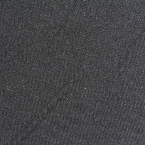 Polyester Stretch Milk Silk Knit Fabric, 185 gsm, 165 cm — Black