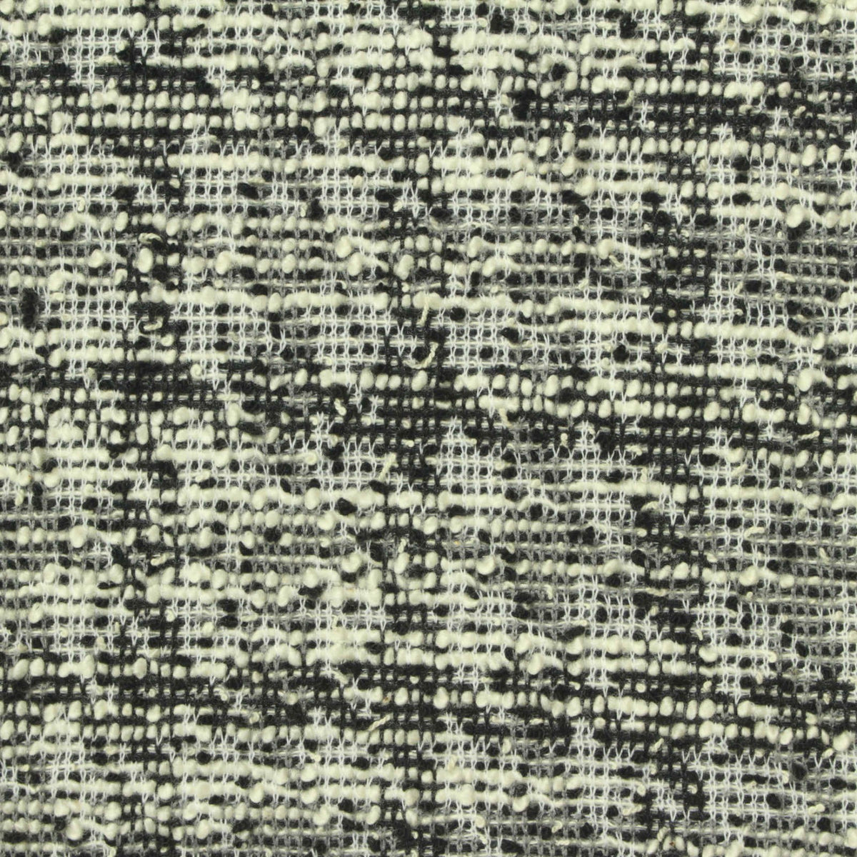 Black Marl Bouclé, Poly-Cotton, 305 gsm