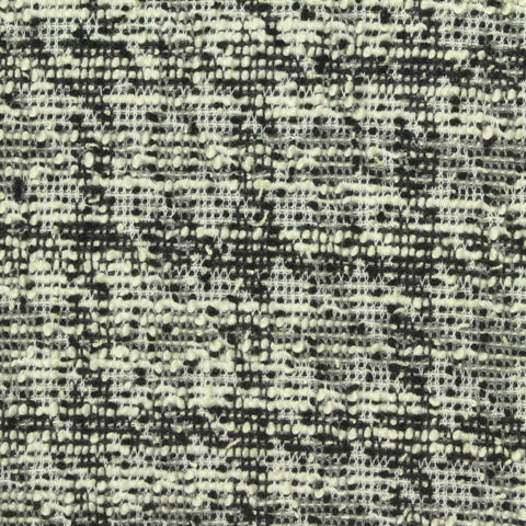 Black Marl Bouclé, Poly-Cotton, 305 gsm