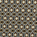 Black Hexagons Ponte Knit, Poly-Viscose