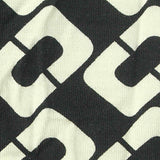 Black Geometric Knit — texture