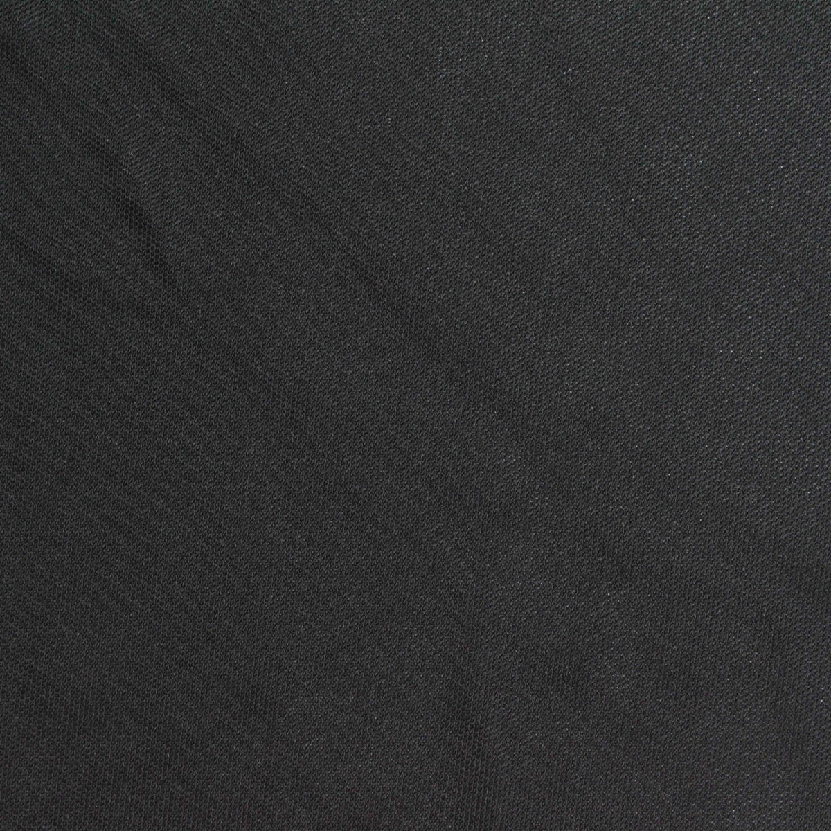 100% Acetate Interlock Knit Fabric, 160 gsm, 160 cm — Black