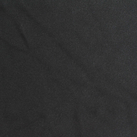 100% Acetate Interlock Knit Fabric, 160 gsm, 160 cm — Black
