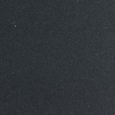 Brushed 100% Polyester Jersey Knit Fabric, 244 gsm, 162 cm — Black
