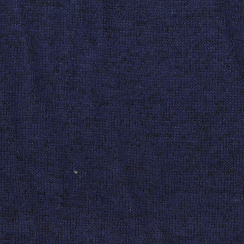 Dark Blue Marl Chunky Knit, Viscose-Poly, 220 gsm