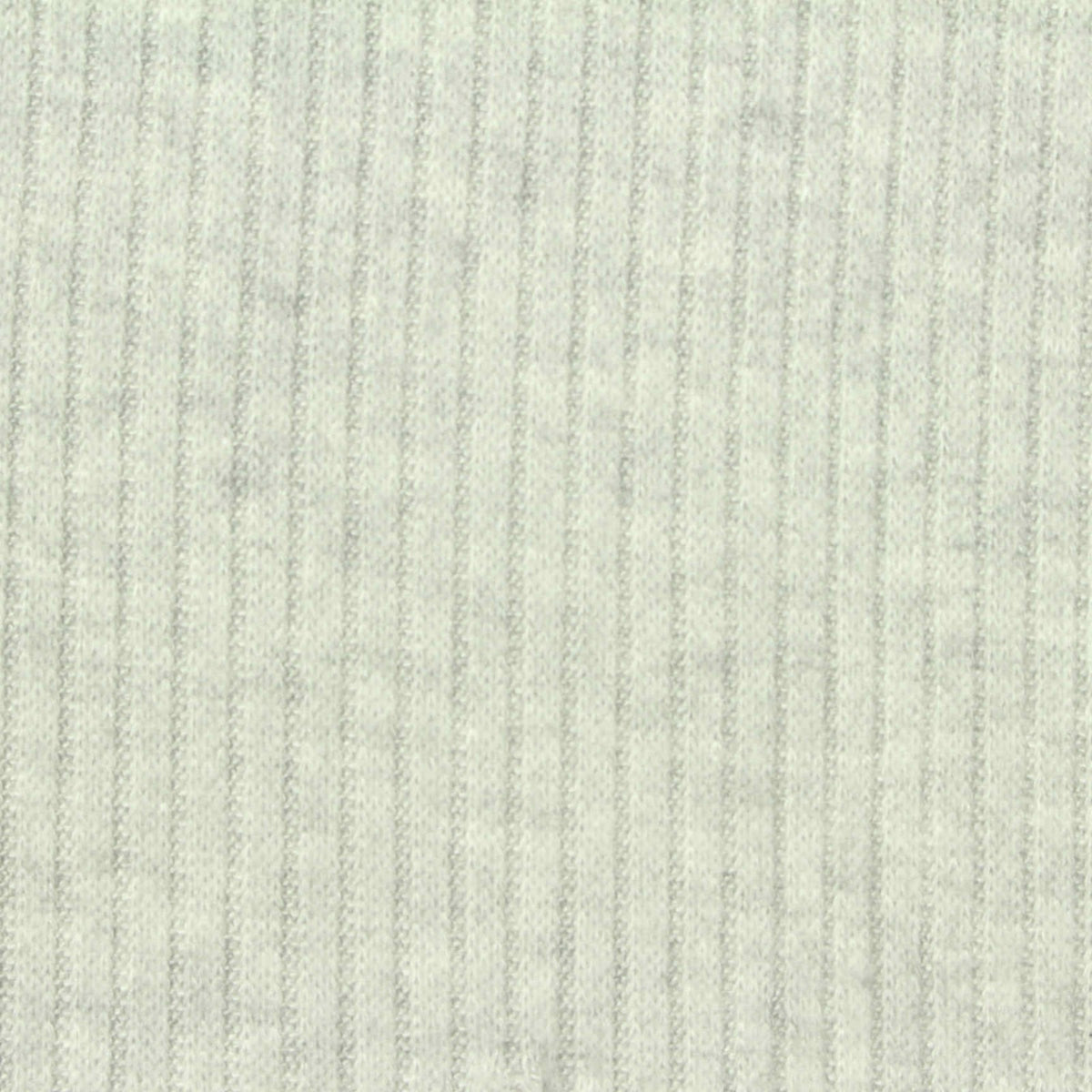 Light Grey Marl Rib Knit, Poly-Viscose, 170 gsm, 170 cm