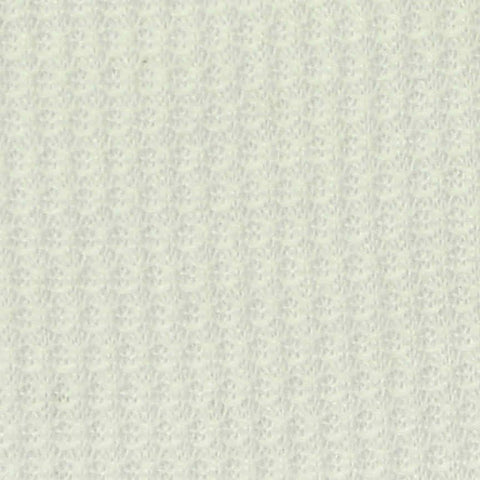 Polyester Viscose Waffle Knit Fabric, 160 gsm, 155 cm — White