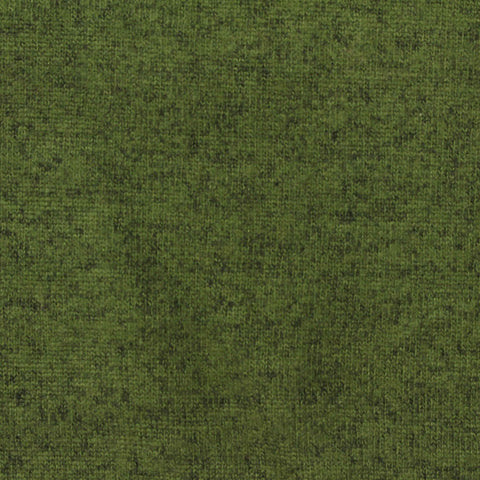 Green Marl Chunky Knit, Viscose-Poly, 285 gsm