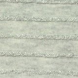 Grey Glitter-Stripe Jersey Knit, Poly-Cotton — texture