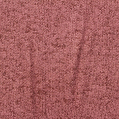 Dusty Rose Marl Chunky Knit, Viscose-Poly, 178 gsm
