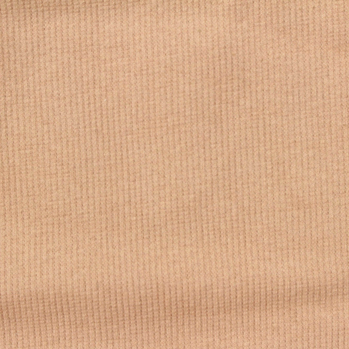 Cotton Stretch Rib Knit Fabric, 334 gsm, 125 cm — Beige
