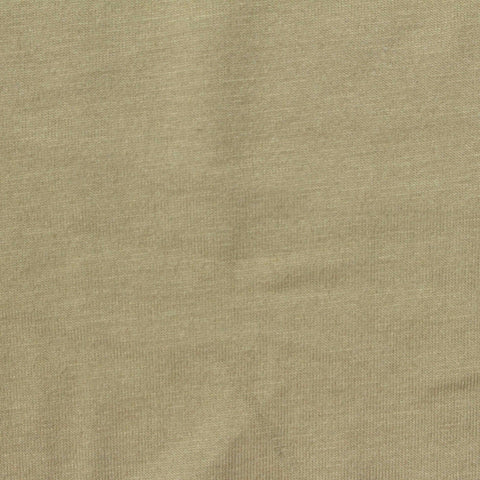 Cotton Polyester Jersey Knit Fabric, 173 gsm, 175 cm — Khaki