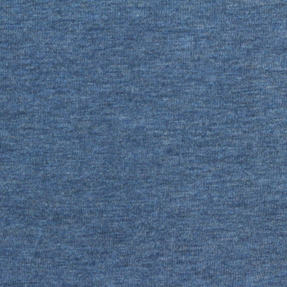 Blue Marl Rib Knit, Cotton-Poly, 270 gsm