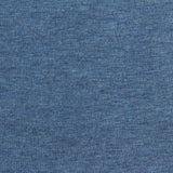 Blue Marl Rib Knit, Cotton-Poly