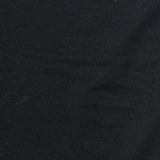 Acrylic Viscose Blend Stretch Jersey Knit Fabric, 196 gsm, 170 cm — Black