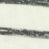 Dark Grey Horizontal-Stripe Chunky Knit, Viscose-Poly — texture