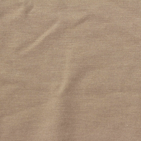 Polyester Viscose Stretch Jersey Knit Fabric, 175 gsm, 160 cm — Khaki