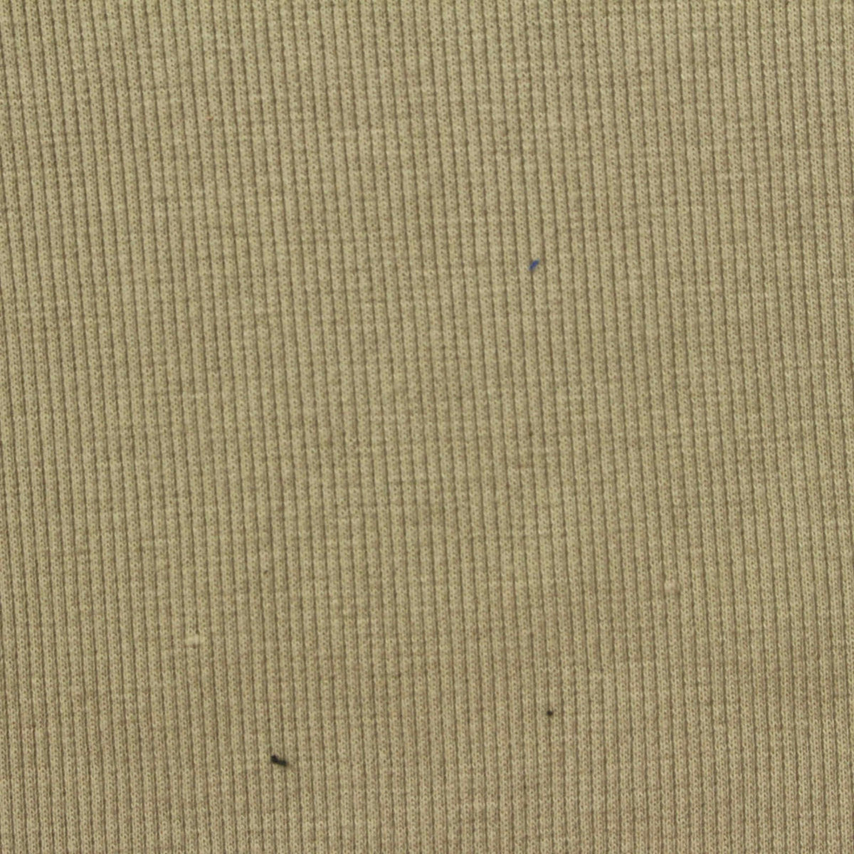 Cotton Polyester Stretch Rib Knit Fabric, 293 gsm, 102 cm — Khaki