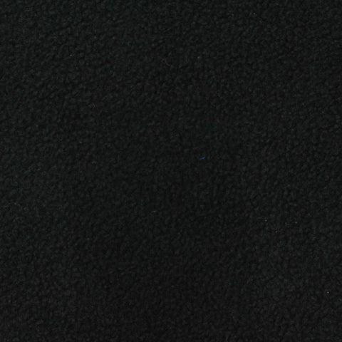 100% Polyester Fleece Fabric, 292 gsm, 160 cm — Black