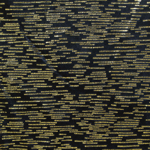 Gold Horizontal-Dash Velvet, Polyester