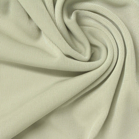 Polyester Stretch Rib Knit Fabric, 240 gsm, 150 cm — Khaki, ref EF-255981