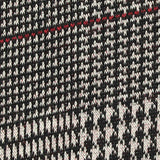 Black Houndstooth Jacquard, Polyester — texture
