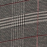 Black Houndstooth Jacquard, Polyester